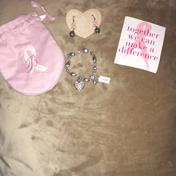 NWT Brighton Power of Pink Bracelet & Earring Set - Picture 2 of 6